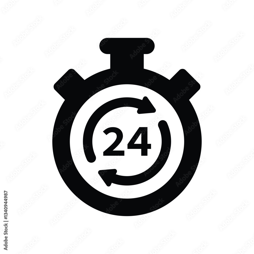 24 hour icon