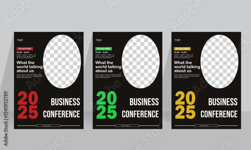 A bundle of templates of a4 flyer, Flyer template layout design. business flyer, brochure, magazine or flier mockup in bright colors. perfect for creative professional business. vector template