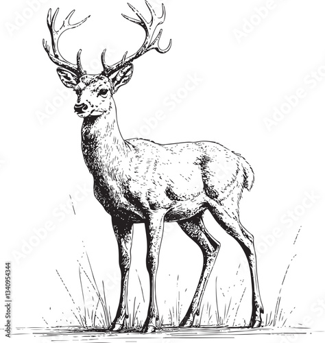 deer sketch