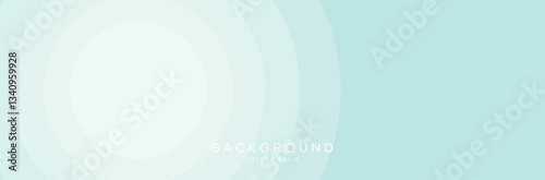 Soft clean white and light blue circular background, medical theme, with copy space  