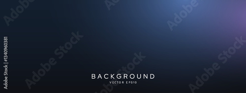 Modern futuristic dark blue and purple gradient background banner, vector design 