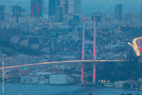 Istanbul view from Camlica hill photo