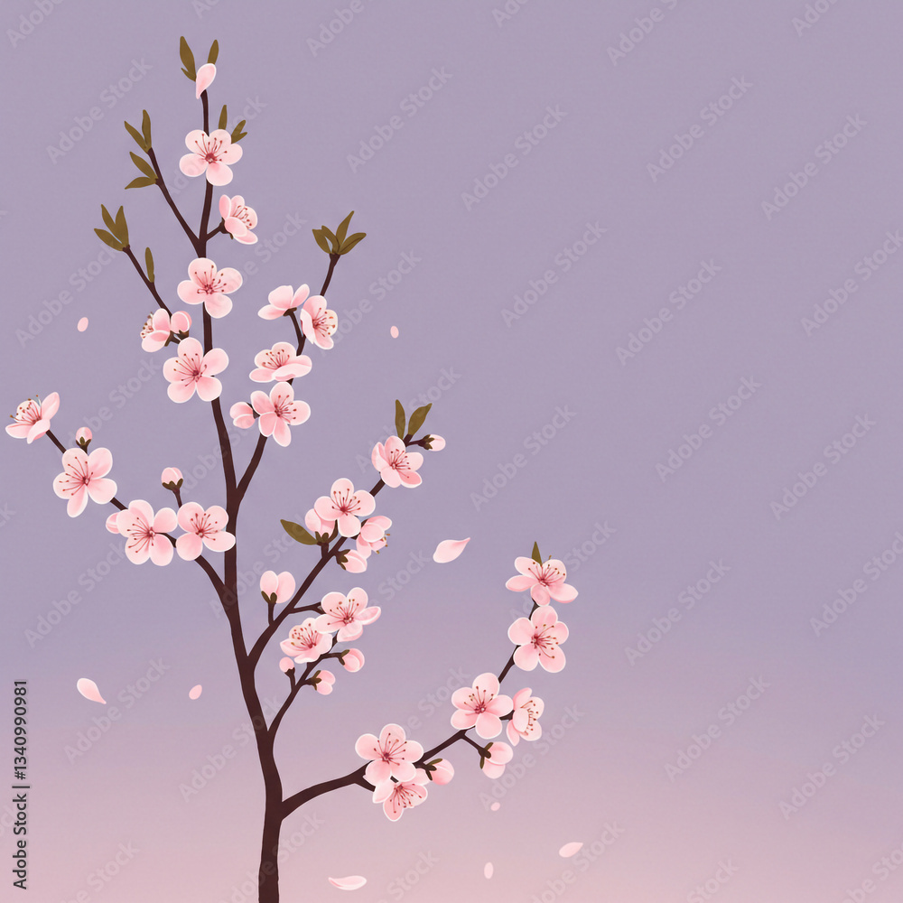 Fototapeta premium Soft Cherry Blossom in Bloom