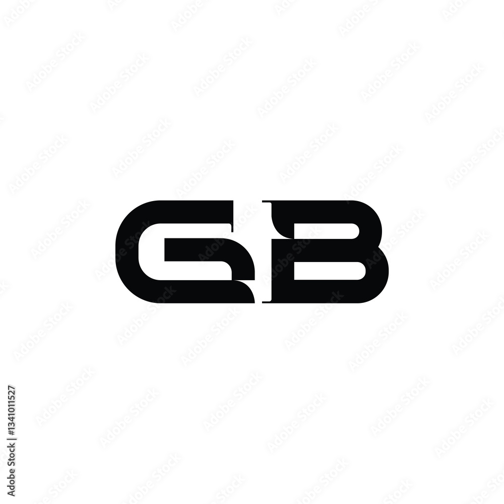 GB monogram logo design letter text name symbol monochrome logotype alphabet character simple logo GB monogram logo design letter text name symbol monochrome logotype alphabet character simple logo