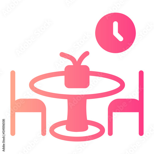 dining room gradient icon