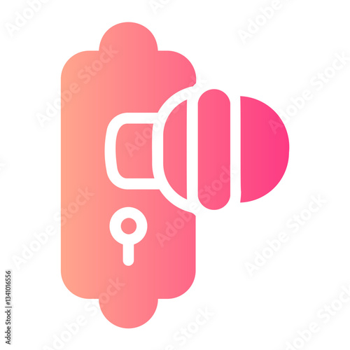 Door Knob  gradient icon