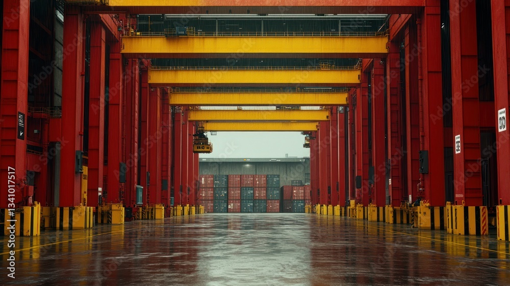 Port Container Terminal Interior Port Container Terminal Interior