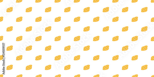 chicken katsu pattern background. Japanese chicken katsu seamless pattern background. 