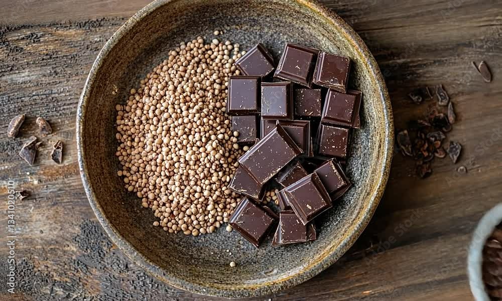 mexican amaranth and chocolate clusters video