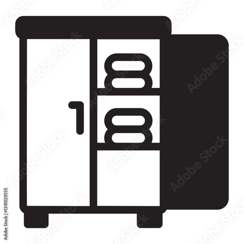 cupboard glyph icon