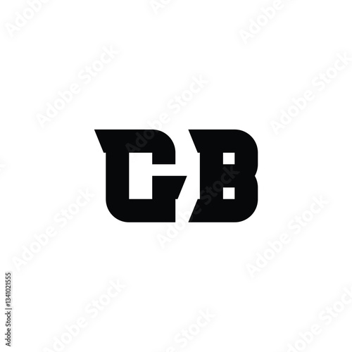 GB monogram logo design letter text name symbol monochrome logotype alphabet character simple logo