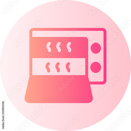 microwave gradient icon