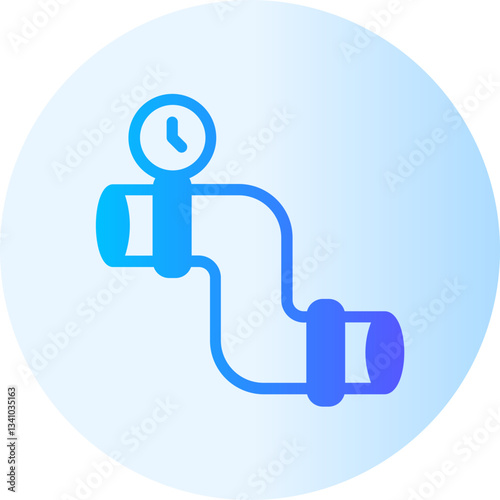Pipe gradient icon