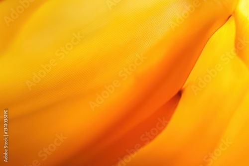 Bright Yellow Fabric Texture with Flowing Waves and Soft Detail