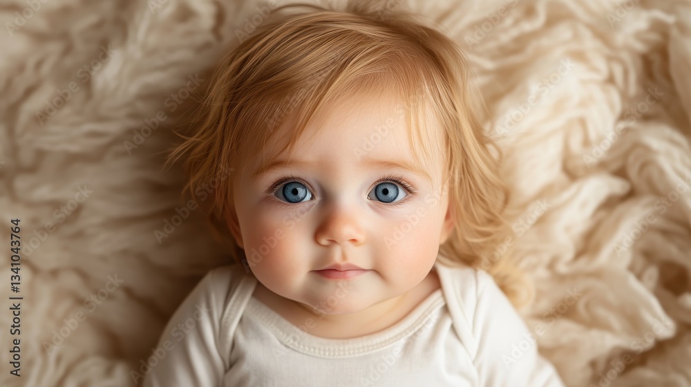 A delightful baby nestled among plush textures exudes charm and warmth, capturing the viewer's heart with its innocent gaze and the cozy ambiance of a loving space. A delightful baby nestled among plush textures exudes charm and warmth, capturing the viewer's heart with its innocent gaze and the cozy ambiance of a loving space.