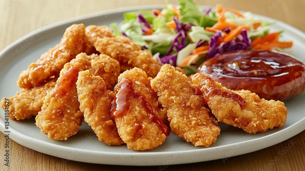Crispy Fried Chicken Wings with Sauce & Fresh Salad – Ultimate Flavor Crispy Fried Chicken Wings with Sauce & Fresh Salad – Ultimate Flavor