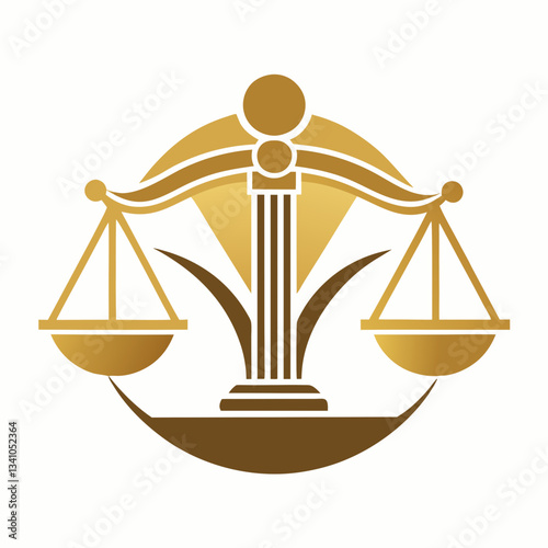 gold scales of justice