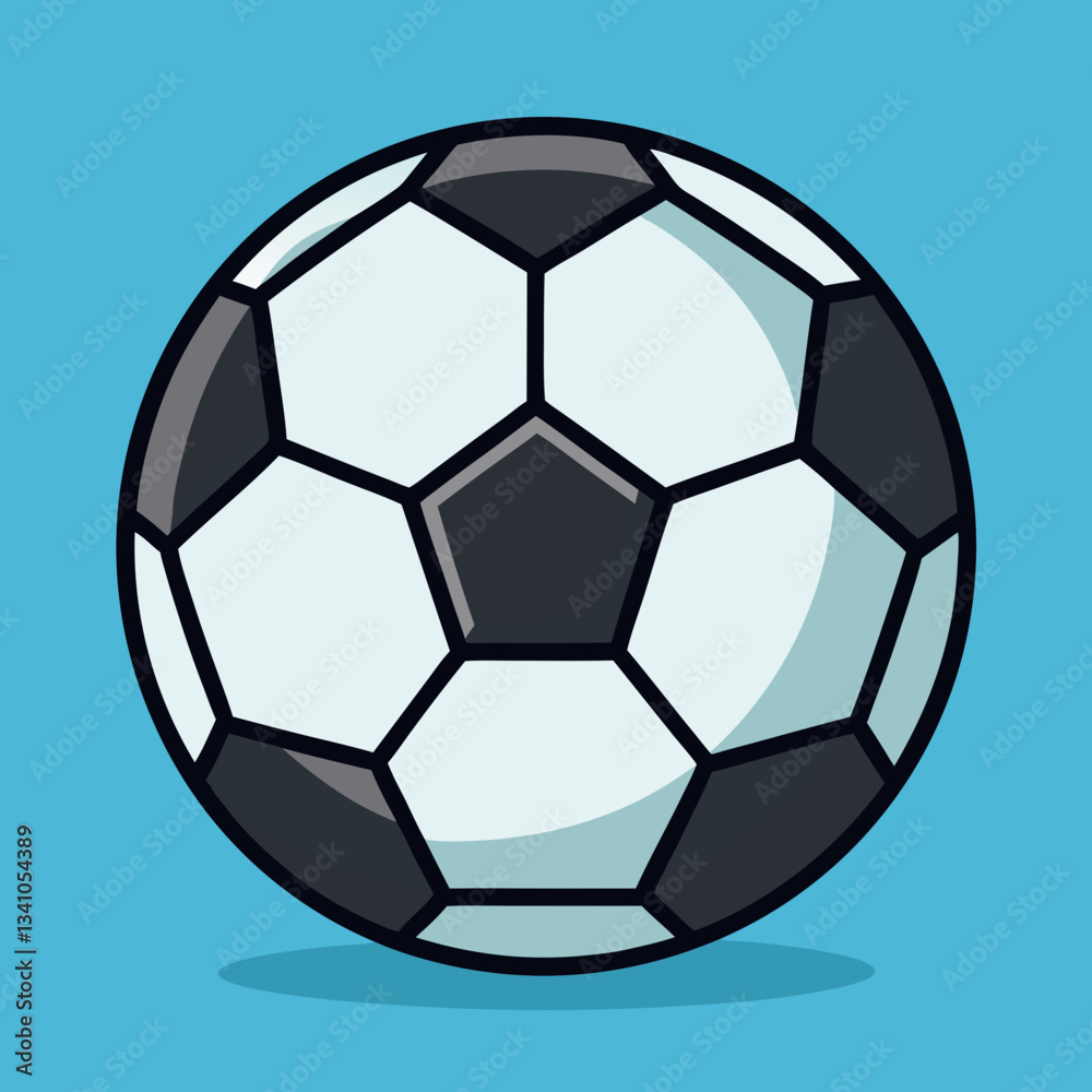 Fototapeta premium soccer ball isolated on white