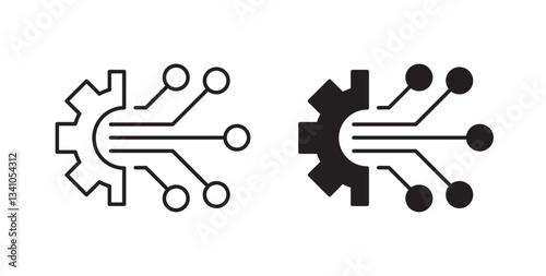 Transform icons vectors graphic designs