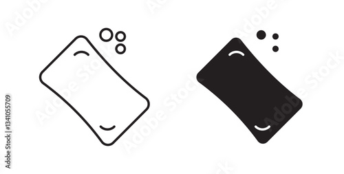 Soap icons vectors graphic designs