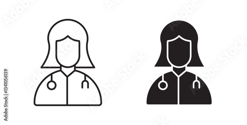 Doctor icons vectors graphic designs