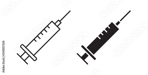 Syringe icons vectors graphic designs