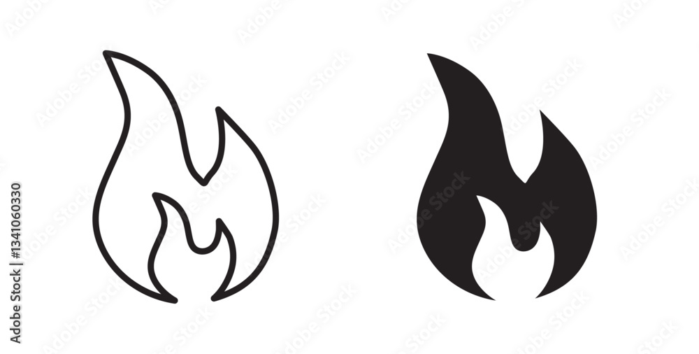 Flame icons vectors graphic designs Flame icons vectors graphic designs