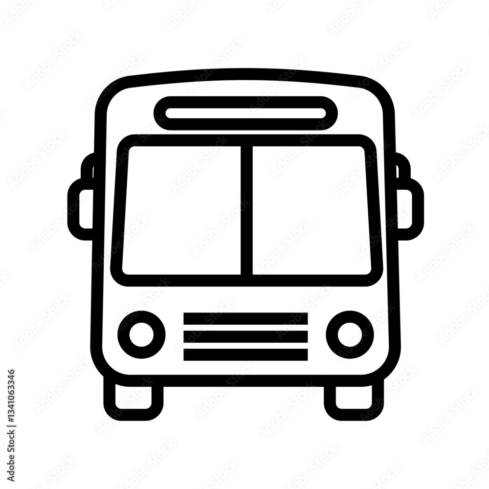 bus icon vector illustration bus icon vector illustration