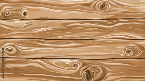 Wallpaper Mural Stunning Wood Plank Texture Design: A Rich Brown Wood Grain Pattern Torontodigital.ca