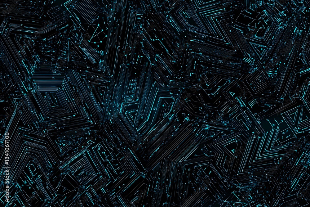 Abstract close-up of a glowing blue digital circuit board, showcasing intricate connections and technological design on a black background.
Abstract close-up of a glowing blue digital circuit board, showcasing intricate connections and technological design on a black background.