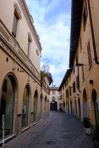 Εκτύπωση καμβά Rho, Milan, Italy: historic buildings along via Pome