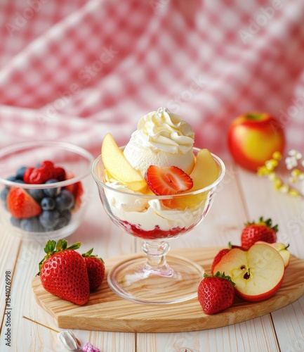 fruit salad with strawberries
