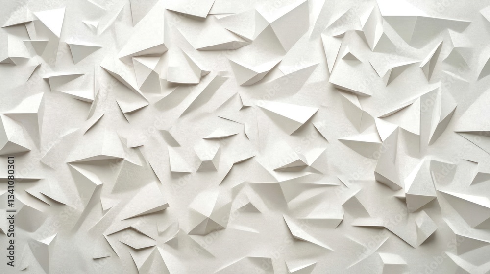 Fototapeta premium Abstract geometric paper triangles background