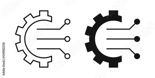 Transform icons set in black colors on white background