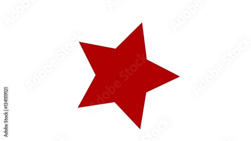 red star on white, red star on white background , red star isolated on white.
