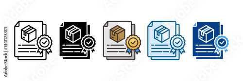 Compliance Icon Set Multiple Style Collection