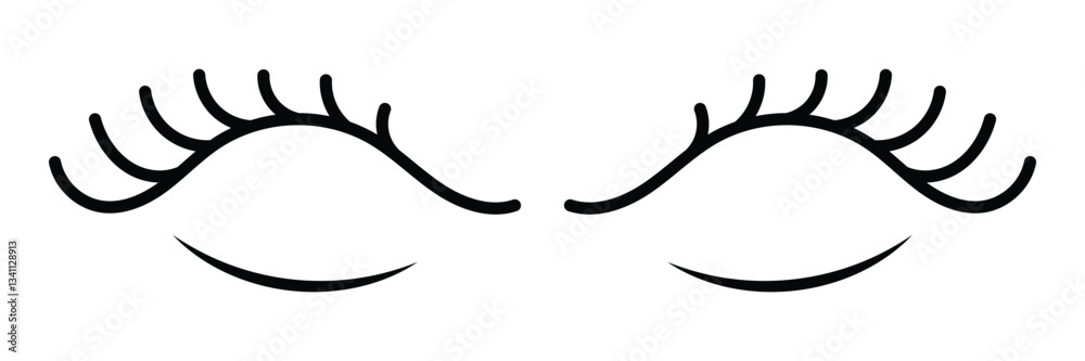 Eyelashes outline eye icon set. Eyelashes vector, icon sign symbol website design. Eyelashes vector isolated on white background. Look, see, sight, view symbol. Vector illustration. Eyelashes outline eye icon set. Eyelashes vector, icon sign symbol website design. Eyelashes vector isolated on white background. Look, see, sight, view symbol. Vector illustration.