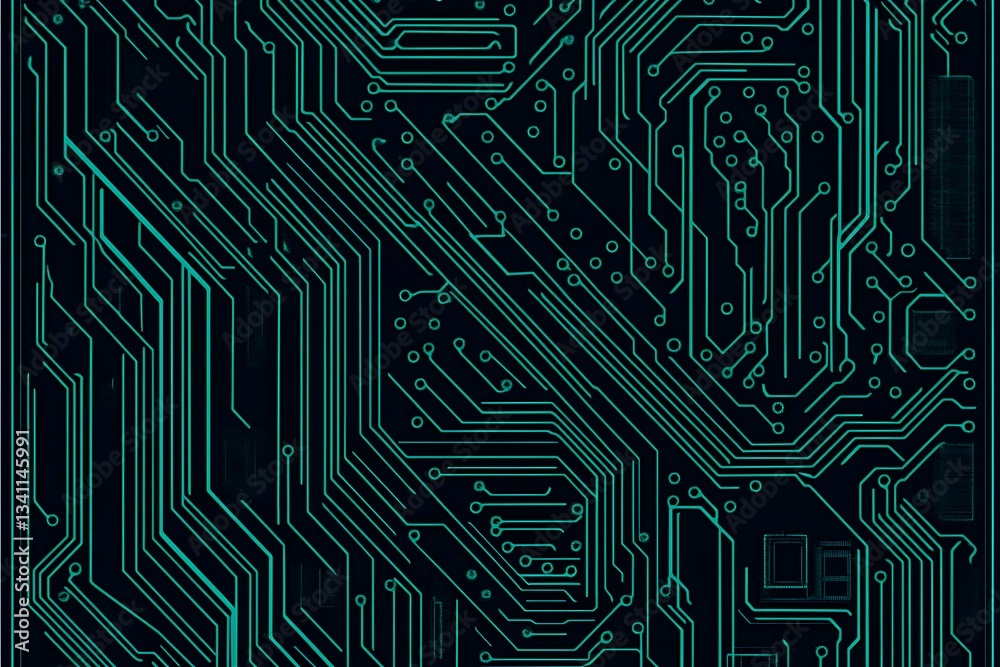 Abstract close-up of a glowing blue digital circuit board, showcasing intricate connections and technological design on a black background.
Abstract close-up of a glowing blue digital circuit board, showcasing intricate connections and technological design on a black background.