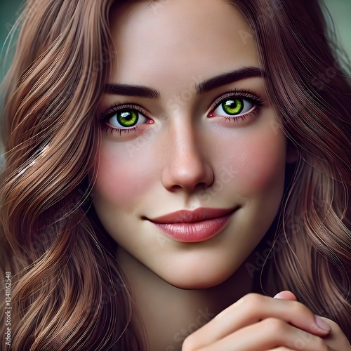 Portrait of a beautiful woman