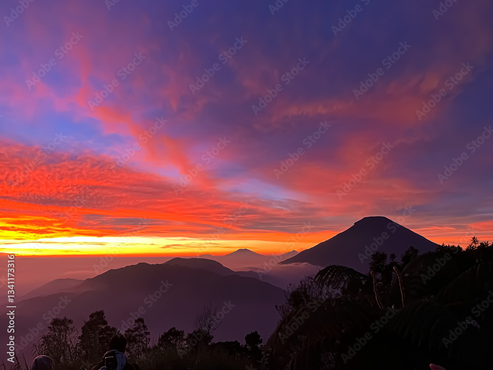 custom made wallpaper toronto digitalsunrise in the mountains, Bromo Mountain, Indonesia