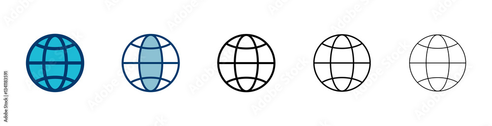 Web icon vector isolated on white background. Website vector icon. Internet world vector Web icon vector isolated on white background. Website vector icon. Internet world vector