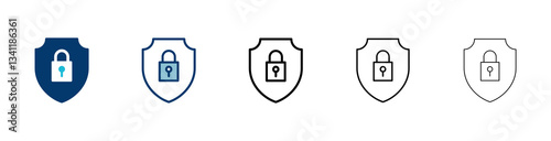 Security icon vector isolated on white background. protection icon. privacy. vpn