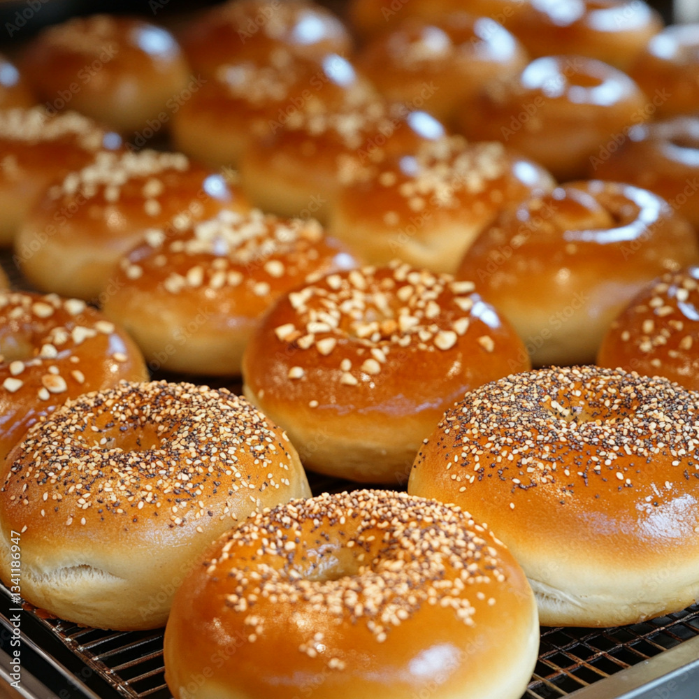 Amazing buns sprinkled with sesame and peanuts. Amazing buns sprinkled with sesame and peanuts.
