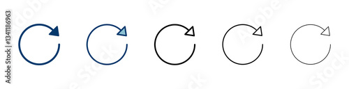 Refresh icon vector isolated on white background. Reload icon vector. Update icon. convert icon