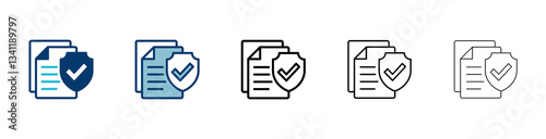 Insurance icon vector isolated on white background . Insurance vector icon