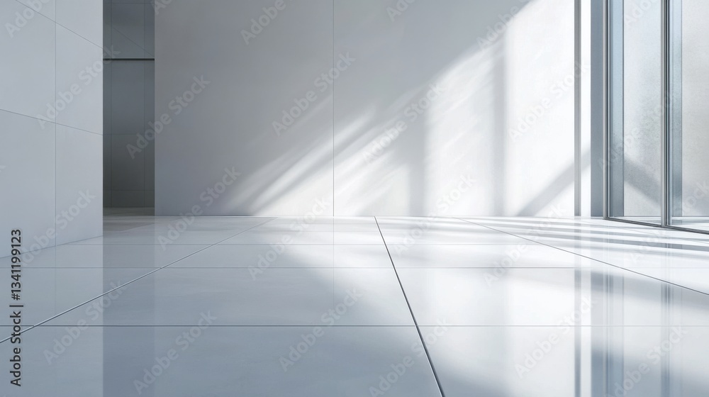 Obraz premium White ceramic line motif. Generative AI