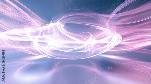 an abstract representation of holograms in white.