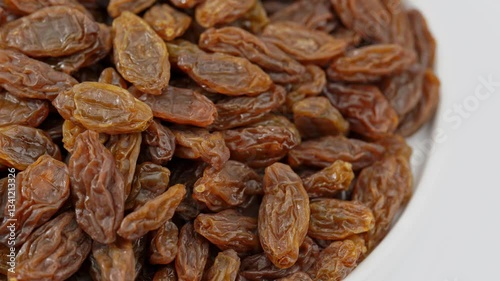 Wallpaper Mural Raisins on a white background. Dried grapes. Torontodigital.ca