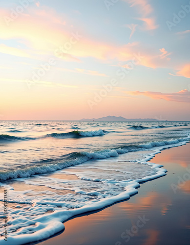 sunset over the sea