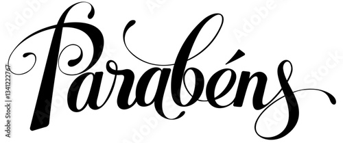 Parabens = congratulations in Portuguese